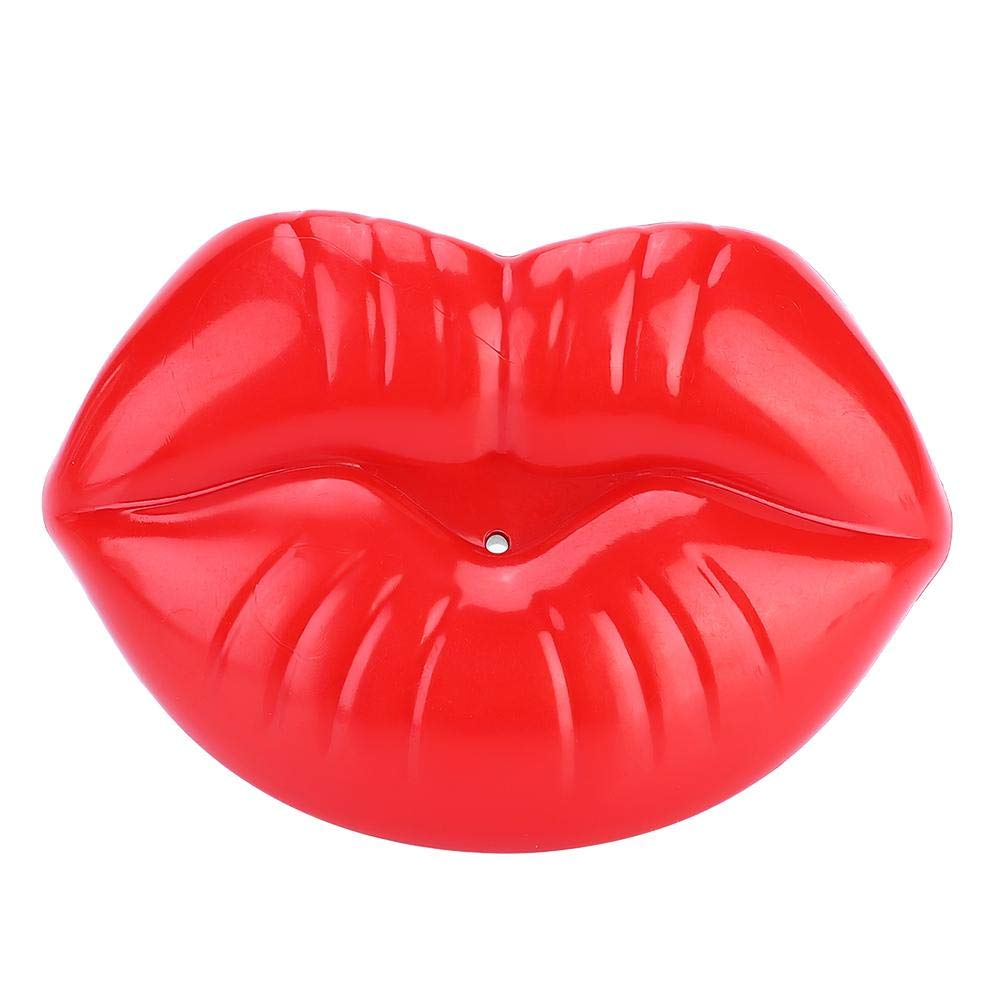 Baby Schnuller Lustiger Lippen Schnuller Dummy Lebensmittel Qualität Silikon Beißring Massieren Baby Schnuller(rot)